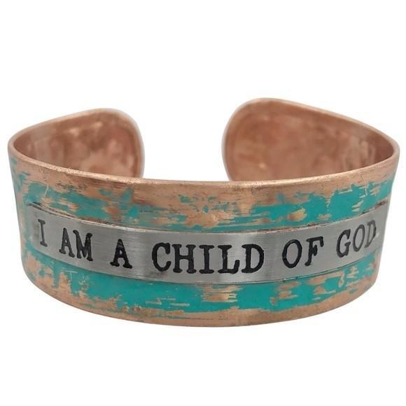I AM A CHILD OF GOD Cuff Bracelet - Picture 1 of 2